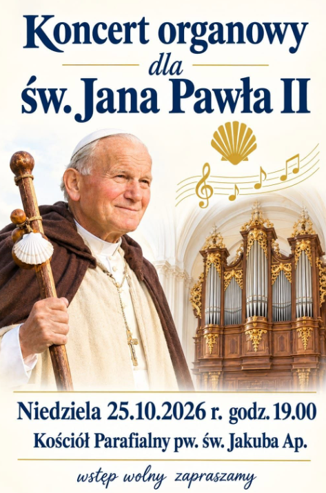 Wyjątkowy koncert organowy w Ośnie Lubuskim. Dziś usłyszymy muzykę ku czci św. Jana Pawła II